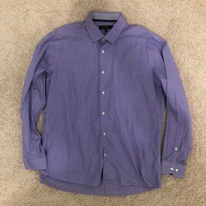 Ben Sherman Purple Button Down Dress Shirt - XL